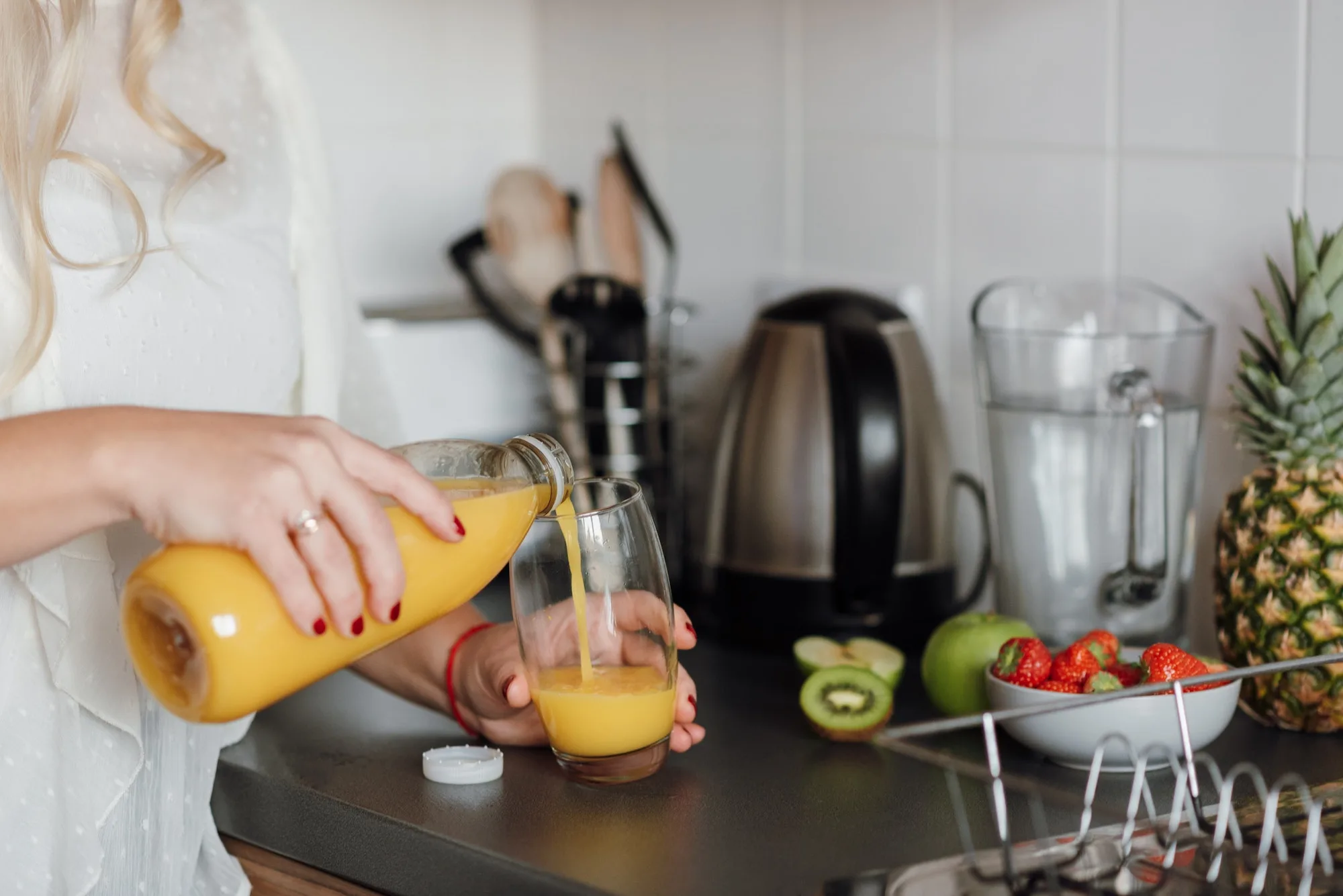 health eating orange juice